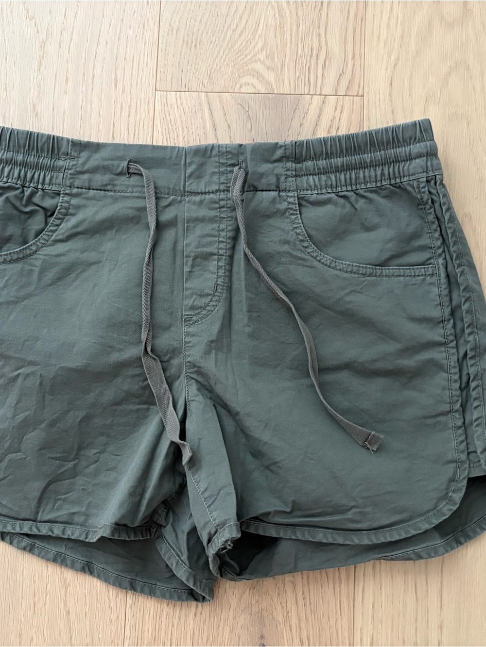 Eddie Bauer Olive Green Cargo Shorts